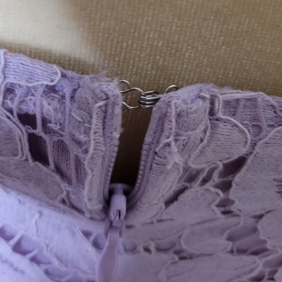 Astr THE LABEL Women's Lattice Inset Lace Dress - Size (S) - Excellent Condition - Picture 9 of 13